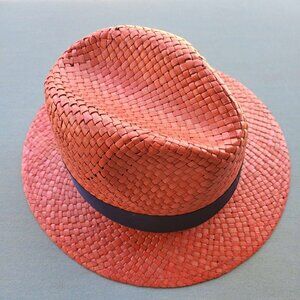 ribbon-detail straw sun hat